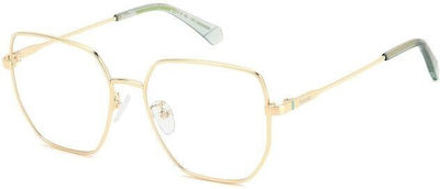 Polaroid Eyeglass Frame Gold PLDD508/G J5G