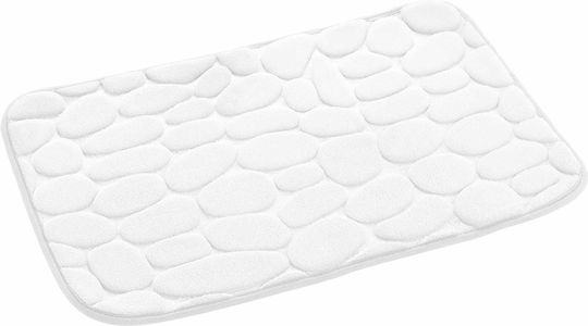 U10 Thizy Non-Slip Bath Mat Microfiber 1801975 White 50x80cm