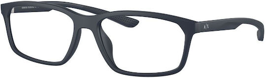 Armani Exchange Plastic Eyeglass Frame Blue AX3108U 8181