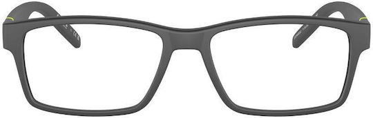 Arnette Leonardo Plastic Eyeglass Frame Gray AN7179 2870