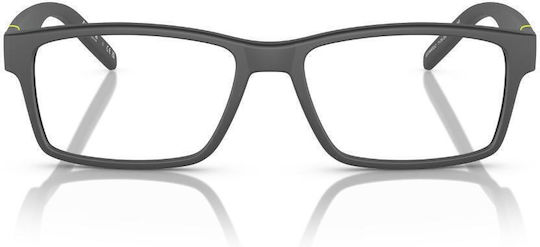 Arnette Leonardo Plastic Eyeglass Frame Gray AN7179 2870