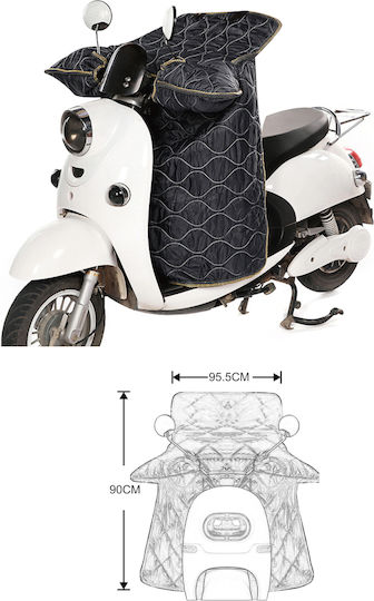 Tpster Wasserdicht Motorrad Beinschutzabdeckung Universell Brown Farbe