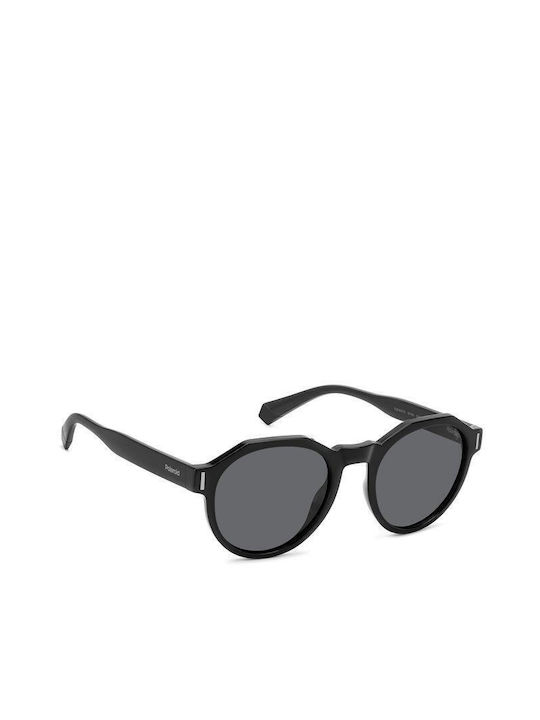 Polaroid Men's Sunglasses with Black Plastic Frame and Black Polarized Lens PLD6207/S 807/M9