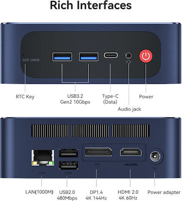 Beelink SEi12 Mini PC (Core i5-12450H/16GB DDR4/500GB SSD/W11 Pro)