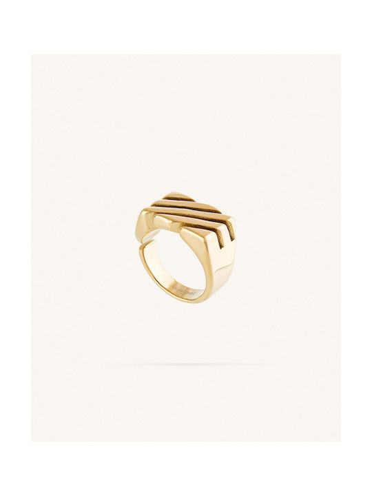 StanStefan Women's Ring from Steel Gold Plated