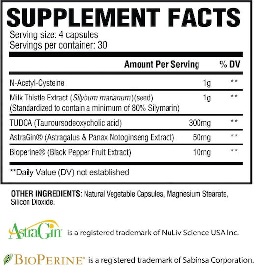 Revive MD Liver 120 φυτικές κάψουλες