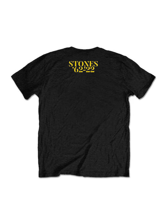 Pegasus Tongue T-shirt Rolling Stones Μαύρο Βαμβακερό