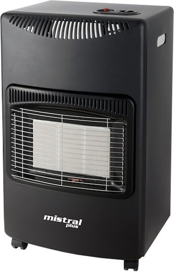 Mistral Plus Gas Heater 4200W Black 42x39x72cm