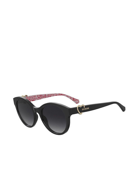Moschino Sonnenbrillen mit Schwarz Rahmen und Schwarz Linse MOL068/S 807/9O