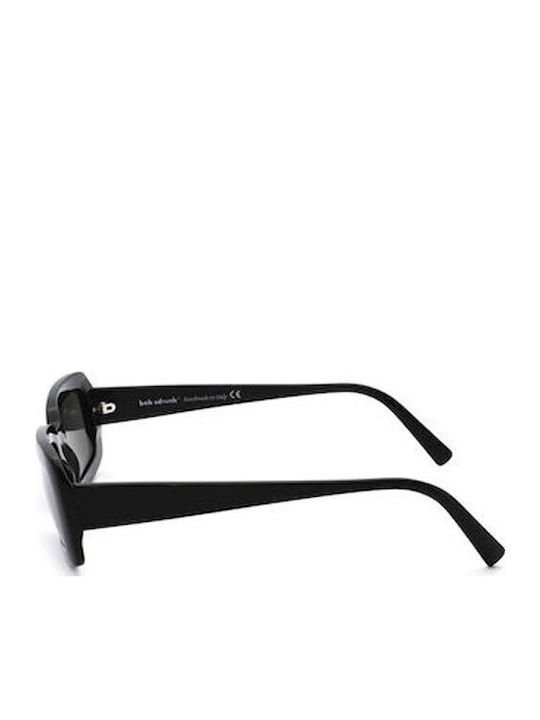Bob Sdrunk Roxie Damen Sonnenbrille mit Schwarz Kunststoff Gestell und Schwarz Linse