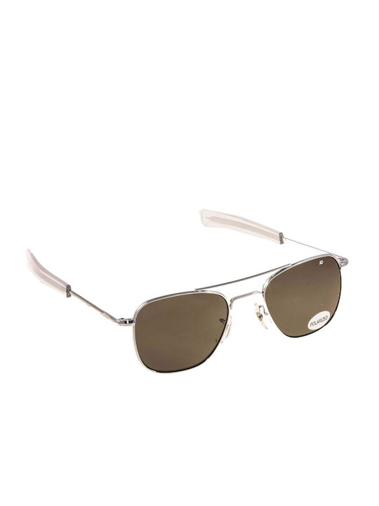 American Optical Original Pilot Polarized Γυαλιά Ηλίου Ασημί με Μεταλλικό Σκελετό American Optical Original Pilot Polarized Γυαλιά Ηλίου Ασημί με Μεταλλικό Σκελετό