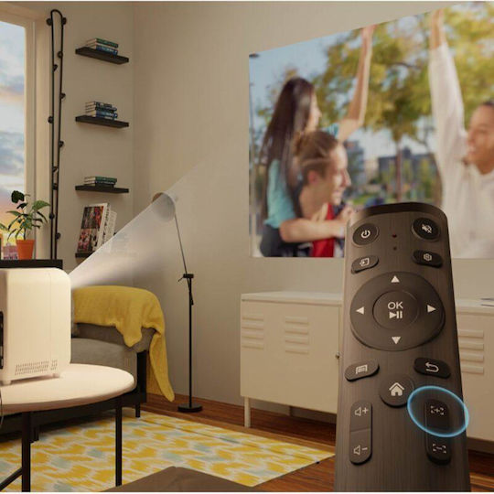 HP CC180W Projector LCD HD LED Lamp with Wi-Fi and Built-in Speakers White
