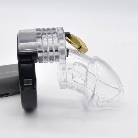 Brutus Alpha Chastity Cage Penis Cage in Transparent Color