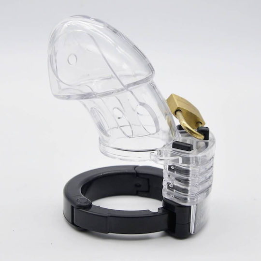 Brutus Alpha Chastity Cage Penis Cage in Transparent Color