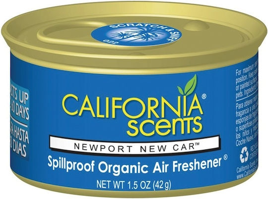California Scents Αρωματική Κονσέρβα Κονσόλας/Ταμπλό Αυτοκινήτου New Car 42gr