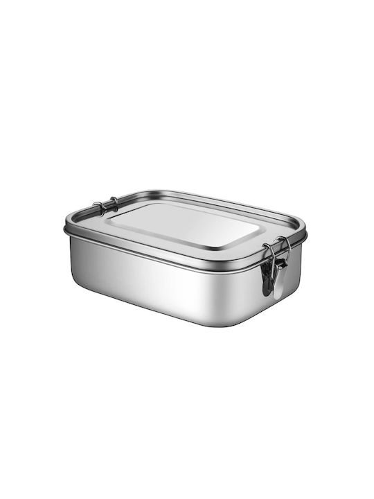 Mil-Tec Plus Δοχείο Φαγητού Inox Ασημί 1.2lt
