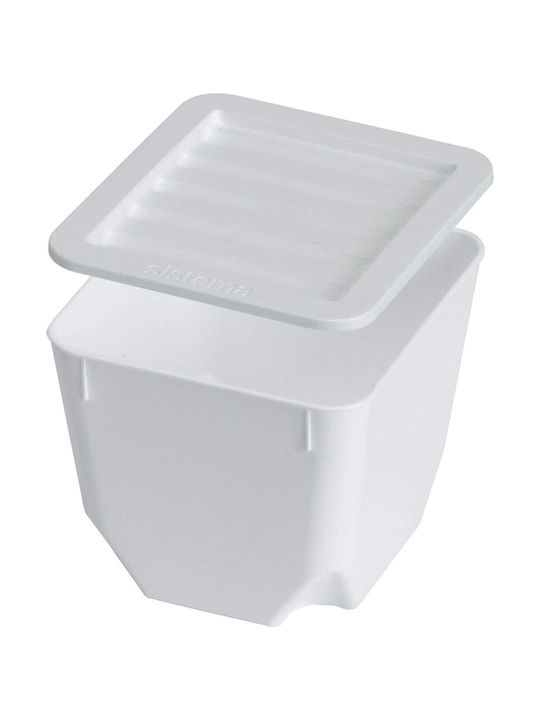 Sistema Storage Σετ Δοχεία Φαγητού Πλαστικά Λευκό 13.49x12.5cm 3τμχ