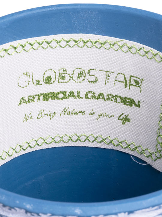 GloboStar Casablanca Übertopf Keramik Weiß 14x14x13εκ.