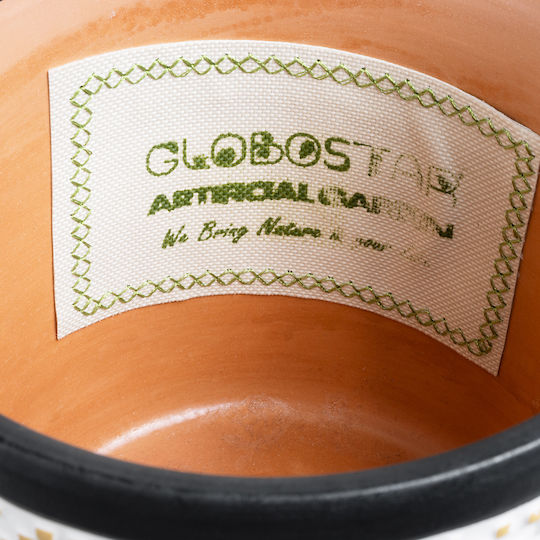 GloboStar Κασπώ Κεραμικό Χρυσό 14.5x14.5x13εκ.