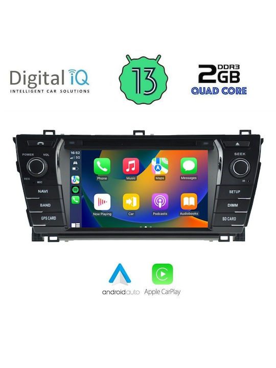 Digital IQ Sistem Audio Auto pentru Toyota Corolla 2013-2016 (Bluetooth/USB/WiFi/GPS) cu Ecran Tactil 7"