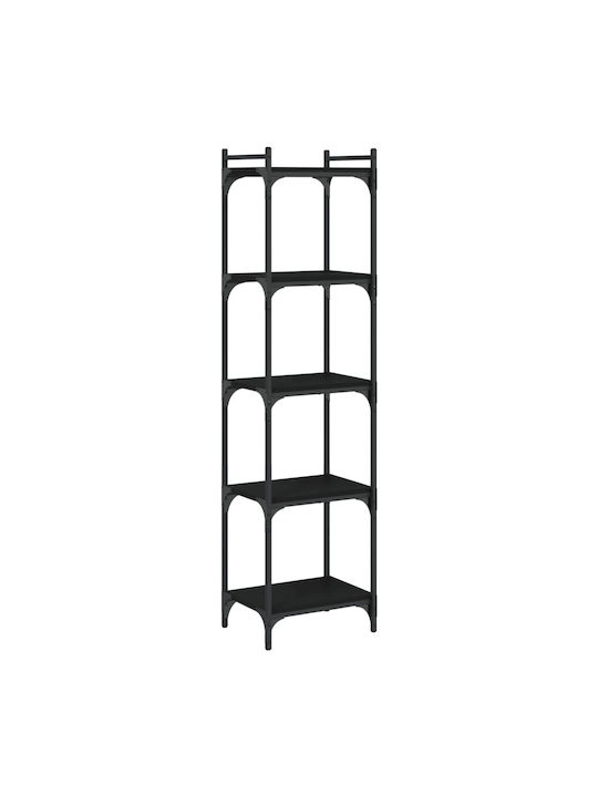 Bookcase Black 40x30x154cm