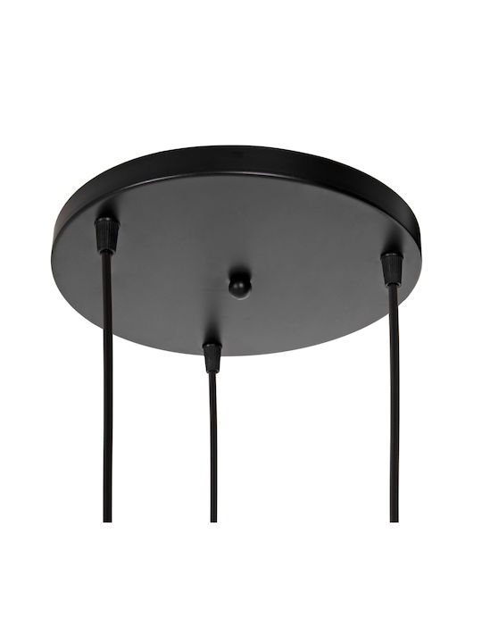 HomeMarkt Pendant Light Black with Socket E27 23cm