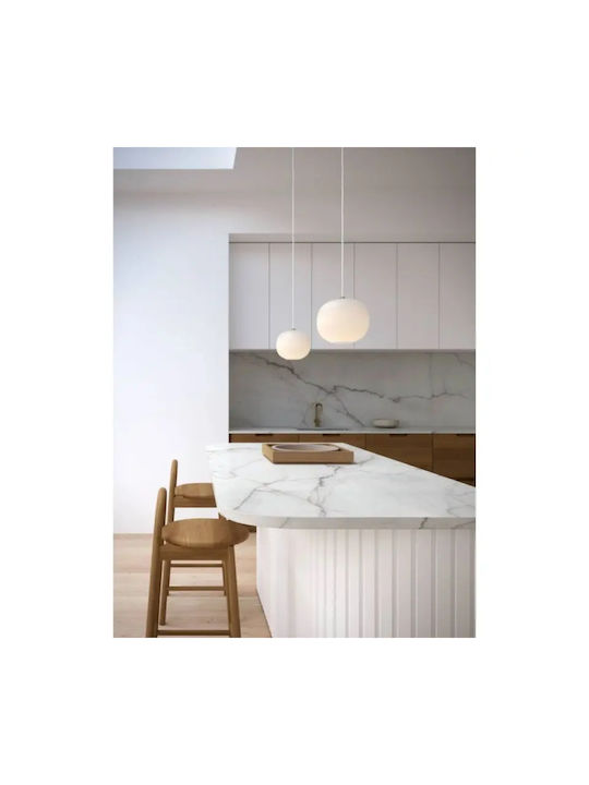 Nordlux Navone Pendant Light Single-Light Ball for Socket E27 White