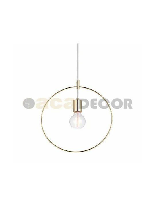 Aca Twiggy Brassy Pendant Ceiling Light with E27 Socket 35cm