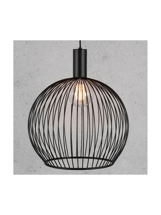 Nordlux Aver Висящо Осветително Тяло Черен Мрежа с Цокъл E27 50x54.5x300см.