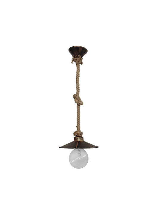 Heronia Lp-150k rope 1/l Pendant Lamp with Rope E27 Bronze