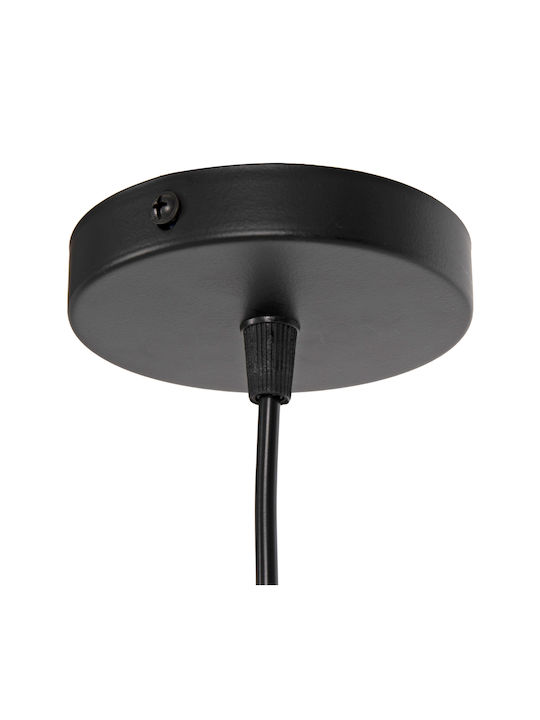 HomeMarkt Pendant Light Black with Socket E27 32x37x128cm