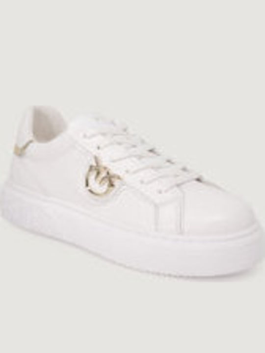 Yoko 01 Γυναικεία Flatforms Sneakers Λευκά