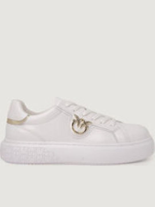 Yoko 01 Γυναικεία Flatforms Sneakers Λευκά