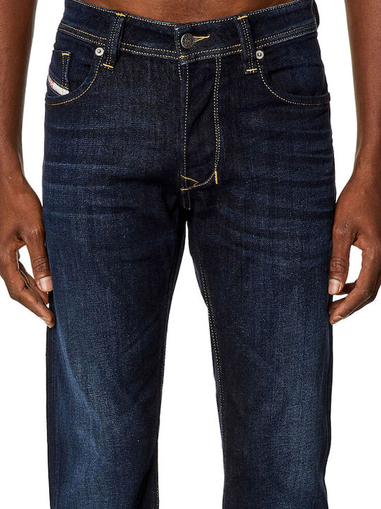 Larkee Men's Jeans Pants with Regular Straight Fit Blue