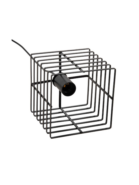 HomeMarkt Black Ceiling Light with E27 Socket 16x16cm
