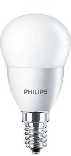 Philips CorePro Λάμπα LED 7W για Ντουί E14 και Σχήμα P48 Φυσικό Λευκό 806lm