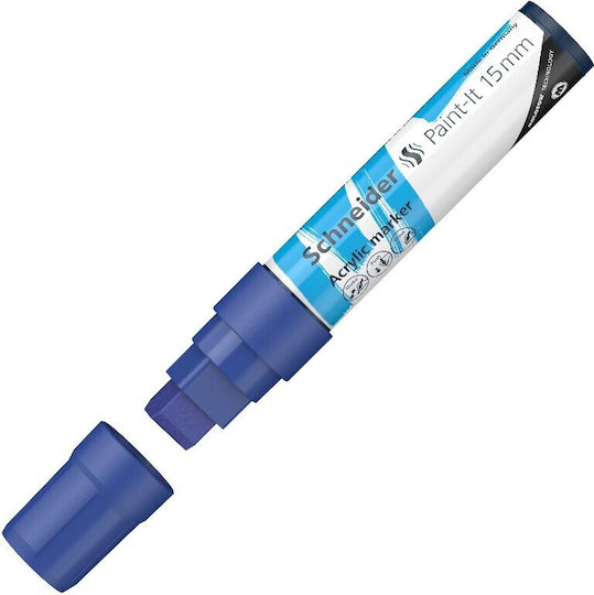 Schneider Paint Ιt 330 Ακρυλικός Μαρκαδόρος Μπλε 15mm