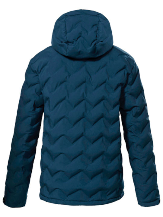 Killtec Kow 38653-836 Männer Jacke aus für Ski & Snowboard Blau