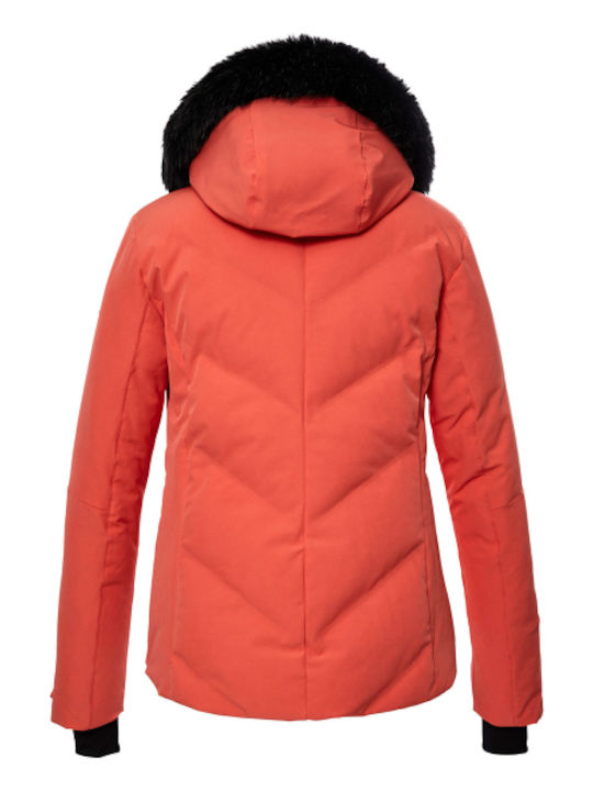 Killtec 39724-414 Frauen Jacke aus für Ski & Snowboard Orange