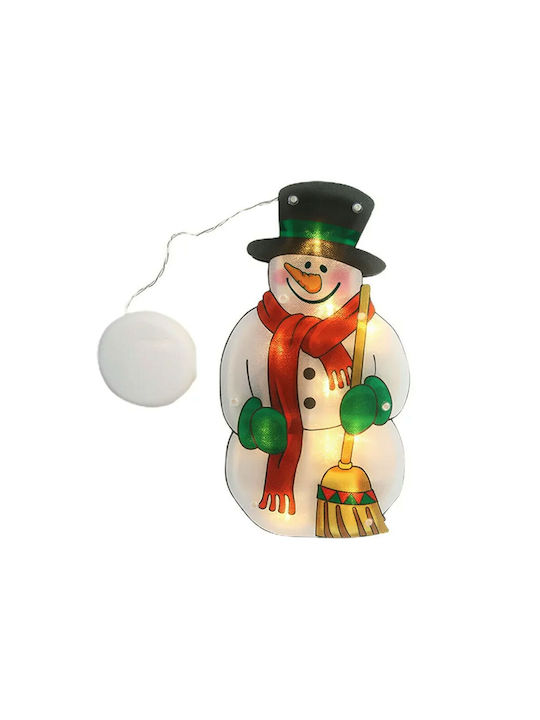 Aigostar Illuminated Christmas Plastic Figure SNowman Height 25cm