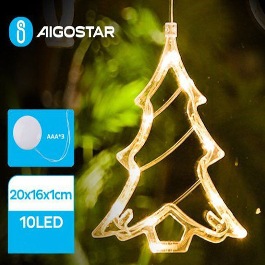 Aigostar Beleuchtet Weihnachtliche Kunststoff Figur Höhe 20cm
