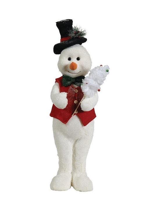 Lianos Christmas Figure SNowman White Height 59cm