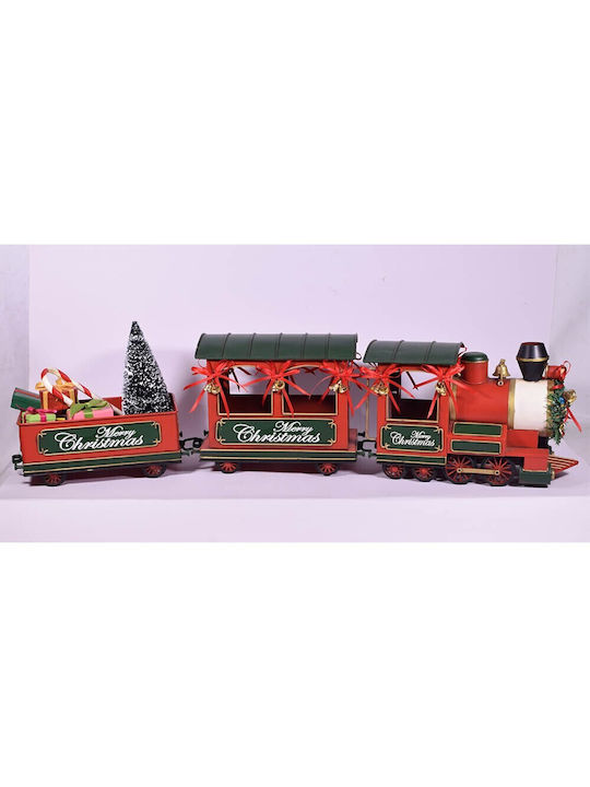 SP Souliotis Christmas Metal Figure Train Height 70cm