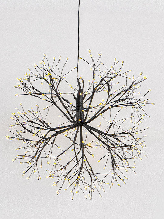 Lianos Illuminated Christmas Figure Ball White 40x40x40cm