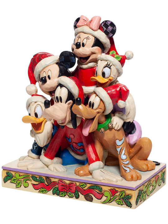 Enesco Christmas Plastic Figure Height 15cm Mickey and Friends