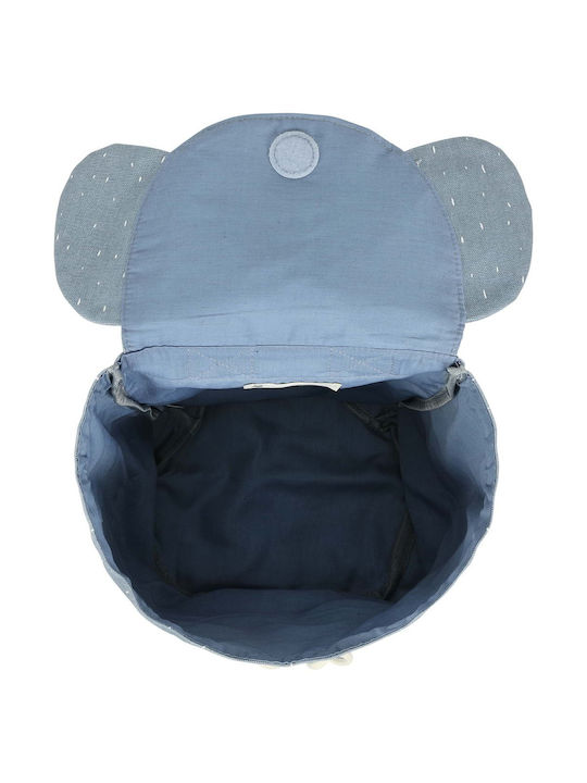 Trixie Mini Mrs Elephant School Bag Backpack Kindergarten Light Blue