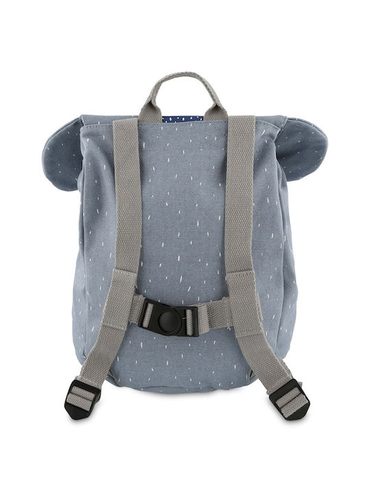 Trixie Mini Mrs Elephant School Bag Backpack Kindergarten Light Blue