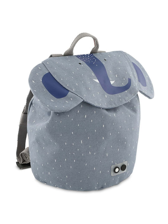 Trixie Mini Mrs Elephant School Bag Backpack Kindergarten Light Blue