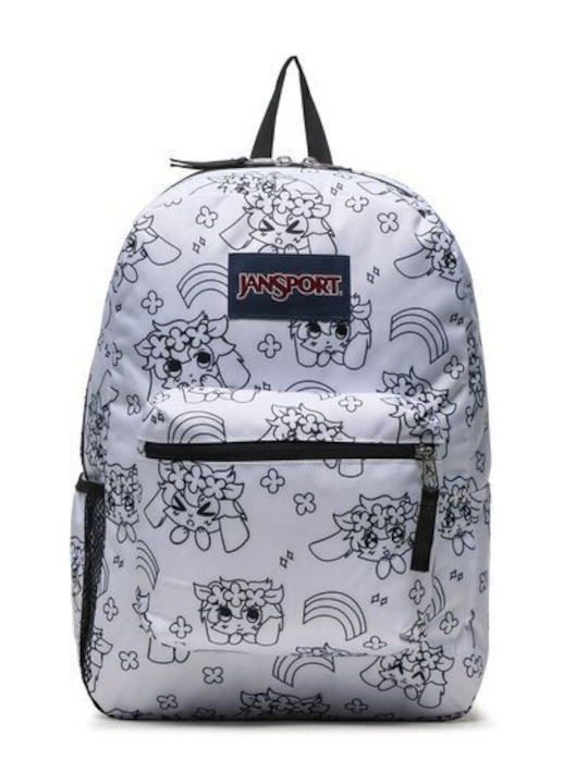 Jansport CROSS TOWN Σχολική Τσάντα Πλάτης Γυμνασίου - Λυκείου Πολύχρωμη 26lt