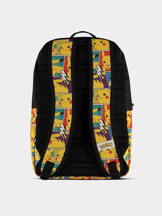 Difuzed Pokemon Pikachu School Bag Backpack Elementary, Elementary Yellow 16Liters